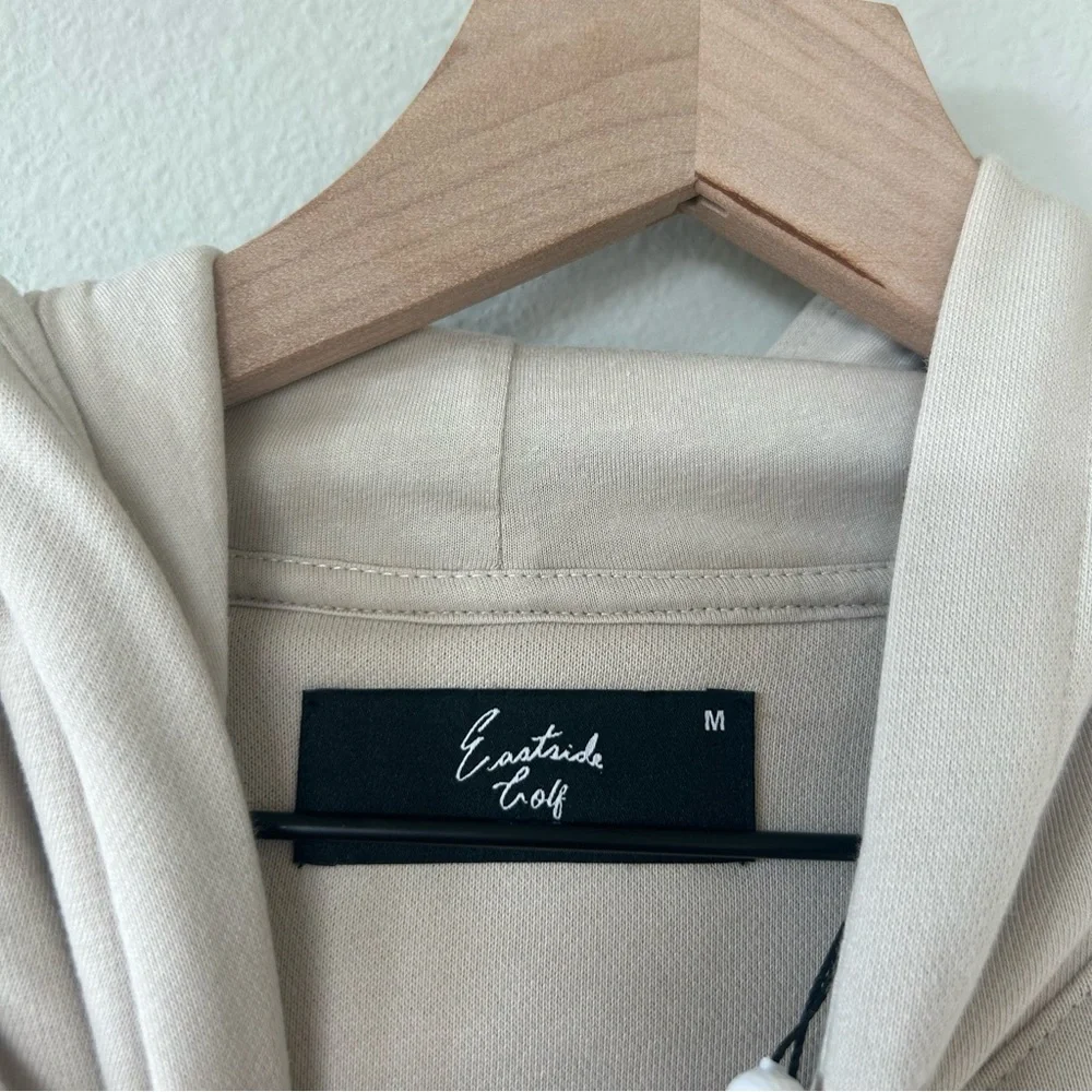 Eastside Golf Swingman Hoodie Men’s Medium Pumice Gray Pullover NWT - Picture 3 of 5
